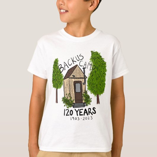 Kinder T-shirt Backus Camp (Voorkant)