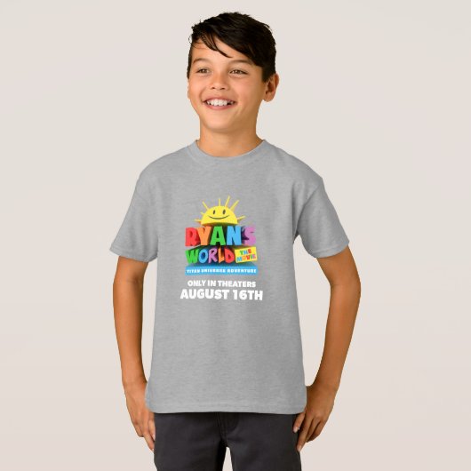 Kinder T-shirt (donkere kleuren) (Voorkant volledig)