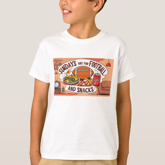 Kinder T-shirt Football (Voorkant)