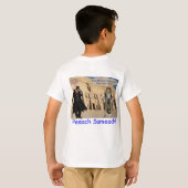 kinder t-shirt. Gelukkig Pascha. loris/aap T-shirt (Achterkant volledig)