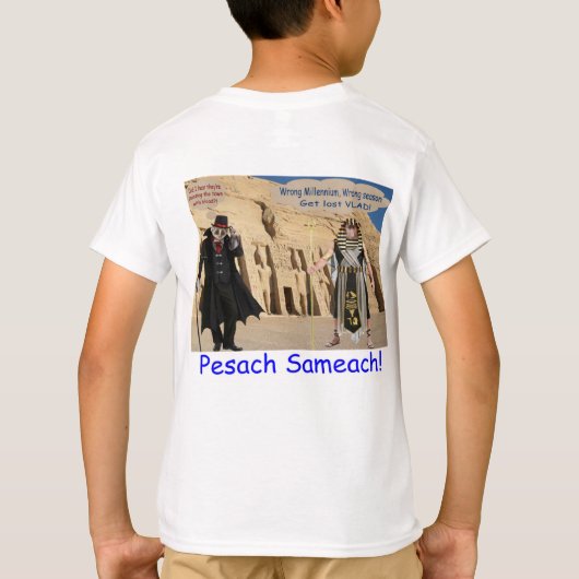 kinder t-shirt. Gelukkig Pascha. loris/aap T-shirt (Achterkant)