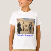 kinder t-shirt. Gelukkig Pascha. loris/aap T-shirt (Voorkant)