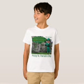 kinder t-shirt. Gelukkige St. Patrick's Day. Ierse T-shirt (Voorkant volledig)