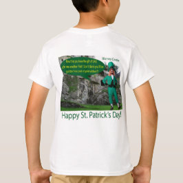 kinder t-shirt. Gelukkige St. Patrick's Day. Ierse T-shirt