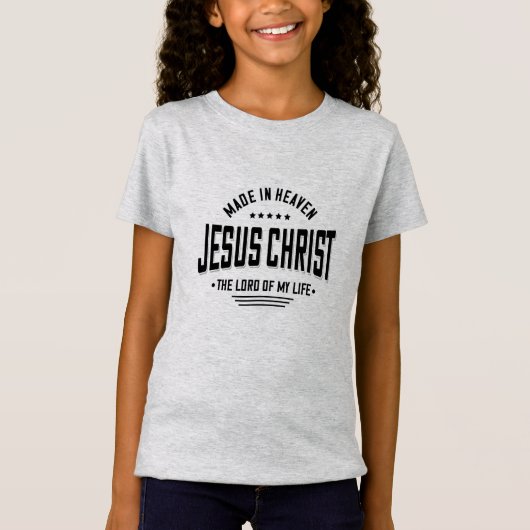 Kinder T-shirt gemaakt in Heaven (Voorkant)