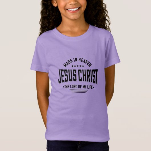 Kinder T-shirt gemaakt in Heaven (Voorkant)