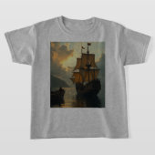 Kinder t-shirt geschikt voor Columbus Day (Laagn)