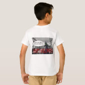 kinder t-shirt Happy Halloween heksenkat (Achterkant volledig)