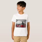 kinder t-shirt Happy Halloween heksenkat (Voorkant volledig)