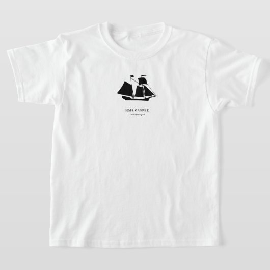 Kinder T-shirt — HMS Gaspee (Laagn)