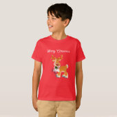 Kinder T-Shirt Holiday Rudolph (Voorkant volledig)