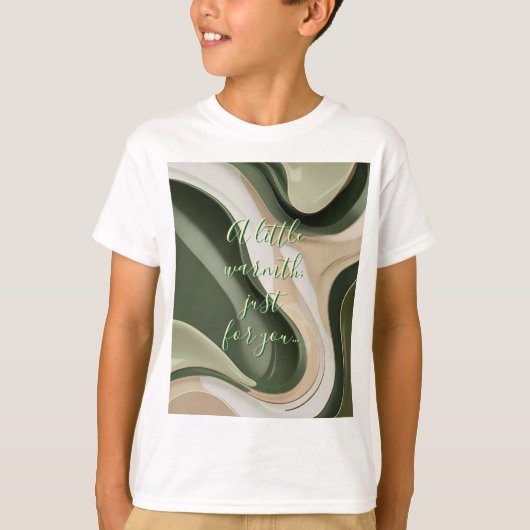 Kinder T-shirt in stijlvolle vormgeving (Voorkant)