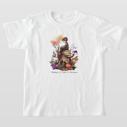 Kinder T-Shirt lezen (Laagn)