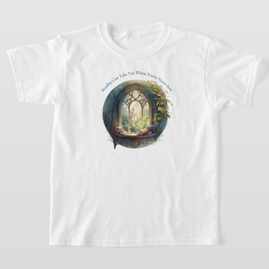 Kinder T-Shirt lezen (Laagn)