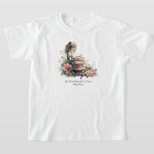 Kinder T-Shirt lezen (Laagn)