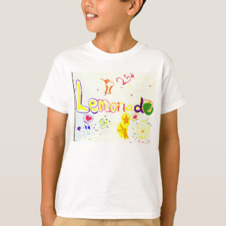 Kinder T-shirt: limonade-teken T-shirt