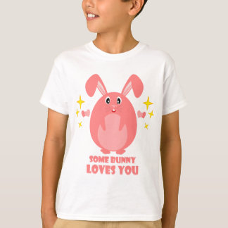 Kinder T-shirt met een cute konijn