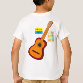 Kinder T-shirt met gitaar (Achterkant)