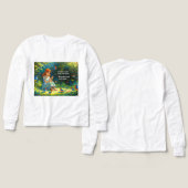 Kinder T-shirt met lange mouwen (Voorkant /achterkant)