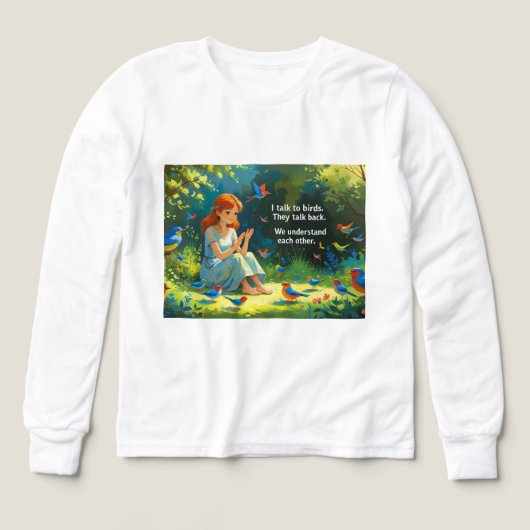 Kinder T-shirt met lange mouwen (Voorkant)