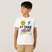 Kinder T-shirt met Oekraïense opschrift (Voorkant volledig)