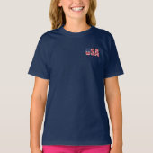 Kinder T-shirt met patriottische taart (Voorkant)
