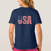Kinder T-shirt met patriottische taart (Achterkant)