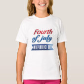 Kinder T-shirt met patriottische taart (Voorkant)