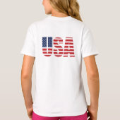 Kinder T-shirt met patriottische taart (Achterkant)