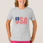 Kinder T-shirt met patriottische taart (Voorkant)