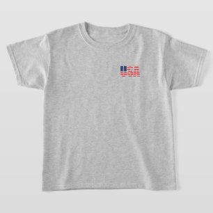 Kinder T-shirt met patriottische taart