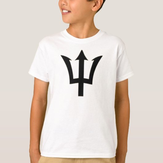 Kinder T-shirt met Trident (Voorkant)