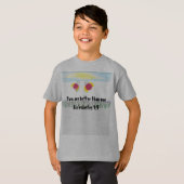 Kinder T-shirt ondersteunt vriendschappen en zelfv (Voorkant volledig)