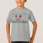 Kinder T-shirt ondersteunt vriendschappen en zelfv (Voorkant)