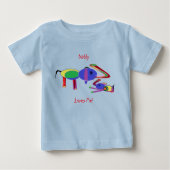 Kinder T-shirt Papa luvs me (Front DesignOnly) (Voorkant)