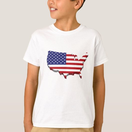 Kinder T-Shirt-Patriottisch T-shirt (Voorkant)