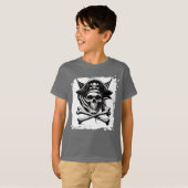 Kinder T-shirt piraat (Voorkant volledig)