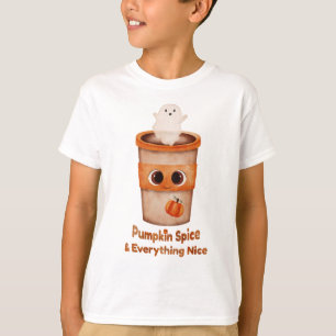 Kinder T-shirt — Pompoen Specerij & Alles is Leuk