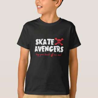 KINDER T-SHIRT - Schaats Avengers - donker