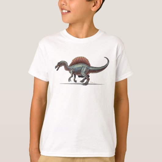 Kinder T-shirt Spinosaurus Dinosaur (Voorkant)