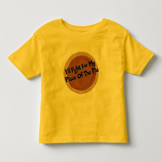 Kinder T-shirt - Thanksgiving Pumpkin Pie (Voorkant)