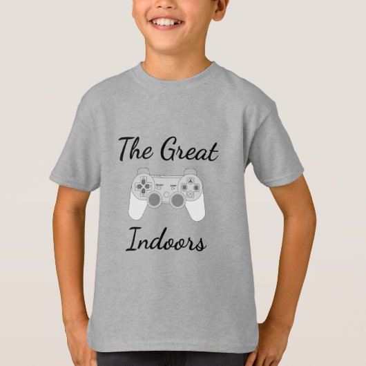 Kinder T-shirt The Great Indoors (Voorkant)