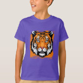 Kinder T-shirt tijger (Voorkant)