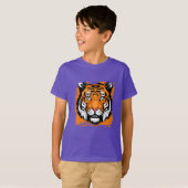 Kinder T-shirt tijger (Voorkant volledig)