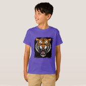 Kinder T-shirt tijger (Voorkant volledig)
