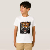 Kinder T-shirt tijger (Voorkant volledig)