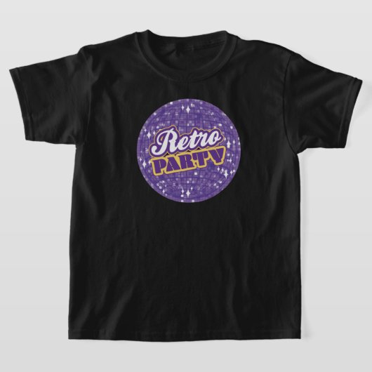 KINDER T-SHIRT VAN RETRO-PARTIJ (Laagn)