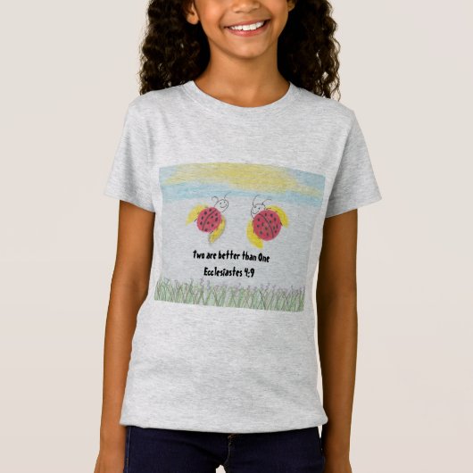 Kinder T-shirt van vriendschap 'Twee zijn beter da (Voorkant)