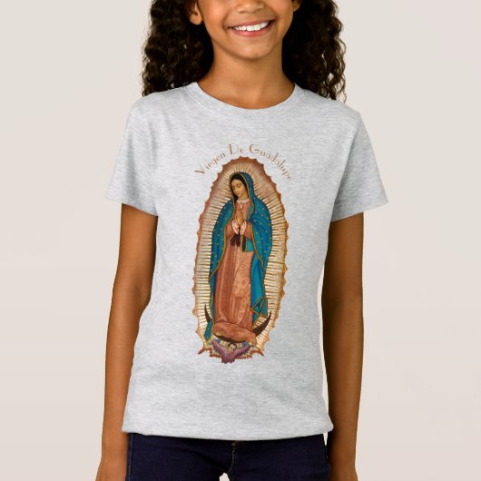 Kinder T-Shirt Virgen De Guadalupe T-Shirt (Voorkant)