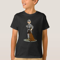 Kinder T-shirt voor de militaire werkhond